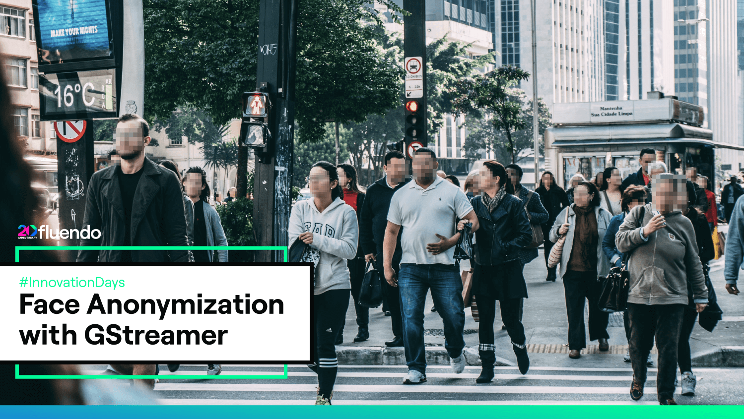 Face Anonymization with Gstreamer