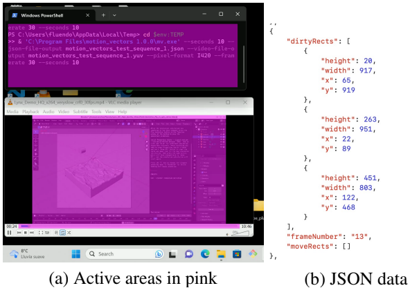 Figure 1. Dirty rectangle capture and JSON annotation.