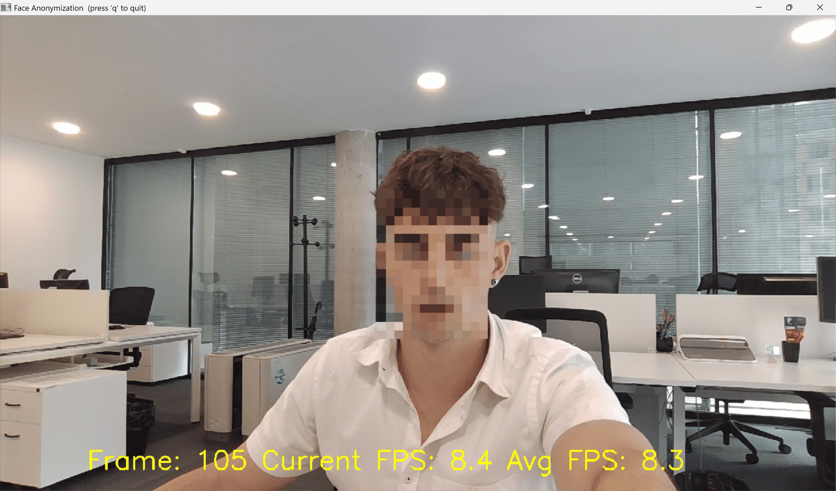 Standard implementation at 8 FPS