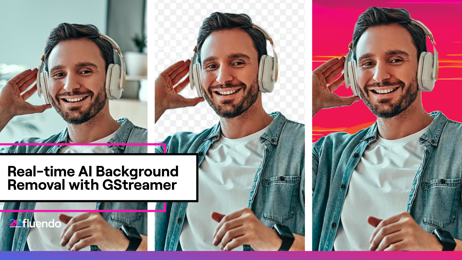 Real-time AI Background Removal with Gstreamer