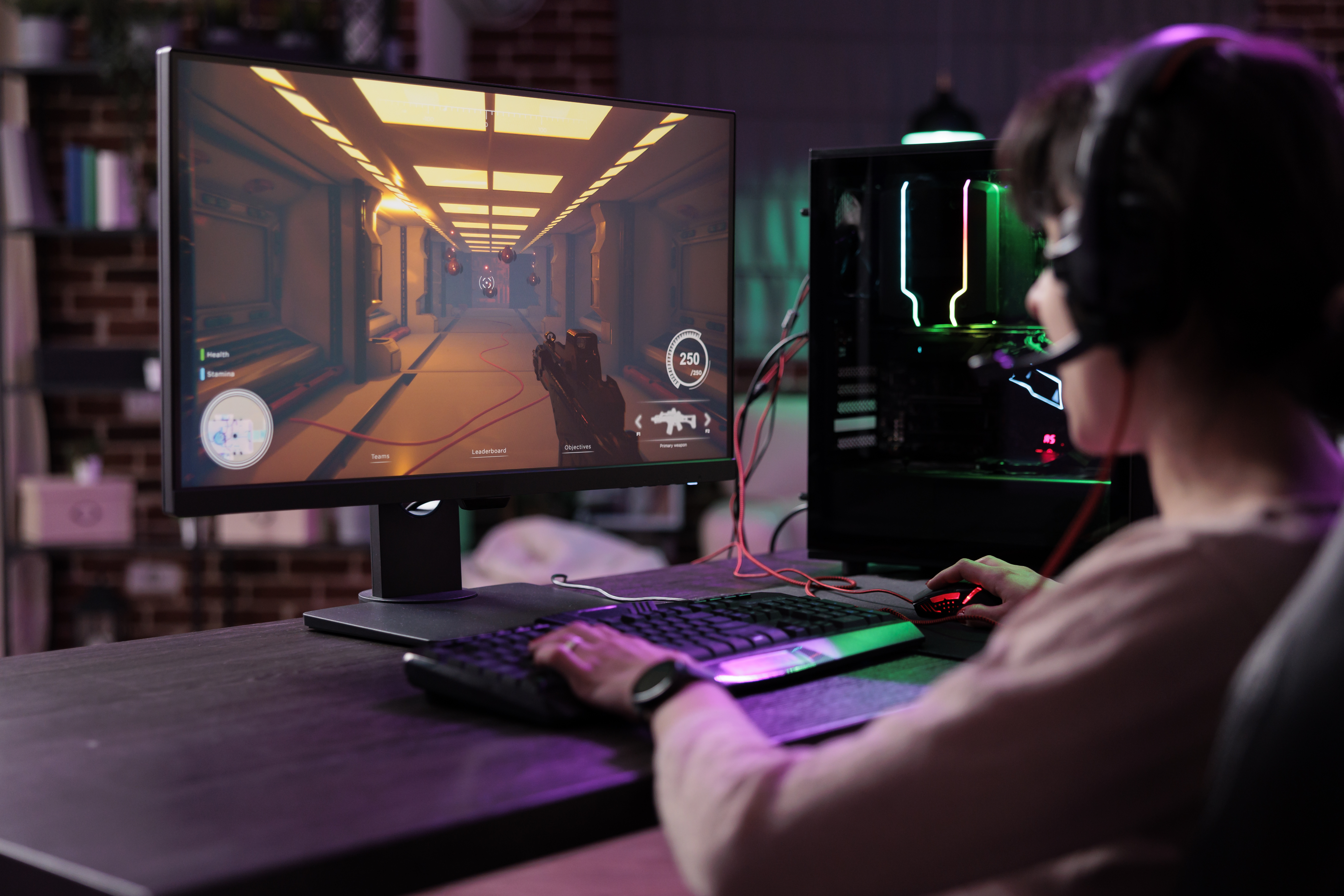 Virtual avatars for AMD GPUs in video games streaming